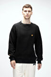 Diez Si̇yah Crewneck Erkek Sweatshirt