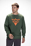Mountain Soluk Yeşi̇l Crewneck Erkek Baskılı Sweatshirt