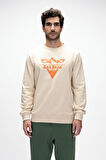 BAD BEAR MOUNTAIN CREWNECK / BEIGE ERKEK SWEATSHİRT 