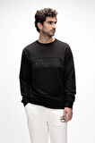 Sailor Si̇yah Crewneck Erkek Sweatshirt