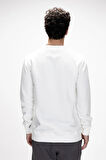 Inner King Size Beyaz Crewneck Erkek Sweatshirt