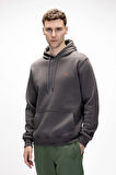 Sea Antrasit Kapüşonlu Erkek Sweatshirt