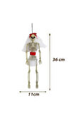 HALLOWEEN İSKELET GELİN 40CM AST6706