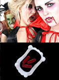 HALLOWEEN VAMPİR DİŞİ KAN KAPSÜLLÜ 