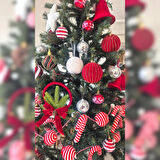 LÜKS YILBAŞI PARLAK DİSKO TOPU 6CM GÜMÜŞ 6LI AST7021