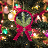 YILBAŞI SÜSÜ KADİFE HALKA 15x26CM AST7307