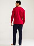 Ds Damat Bordo Erkek Pijama Takımı DS1005