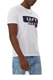 Loft Beyaz Erkek Tişört LF2029681 LF2029681015