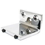 Kapsan Metal Koltuk Ayağı Krom W:100Mm H:100Mm