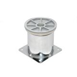 Kapsan Metal Baza Ayağı Krom Metal Tablalı Cap:60M H:70