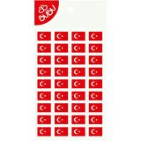 Bu-Bu Sticker Türk Bayrağı Dikdörtgen LS0039