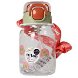 Shotay Çocuk Su Matarası Tritan Pipetli Yeşil 600Ml