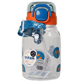 Shotay Çocuk Su Matarası Tritan Pipetli Turuncu 600Ml