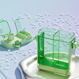 Shotay Su Matarası 2 Bölmeli Tritan Yeşil 700Ml