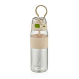 Shotay Çocuk Su Matarası Tritan Pipetli Krem 800Ml