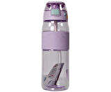 Shotay Çocuk Su Matarası Tritan Pipetli Mor 800Ml