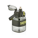 Shotay Ribbon Grib Su Matarası Tritan Siyah 1000Ml