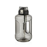 Shotay Medium Barrel Su Matarası Tritan Geniş Siyah 1600Ml