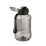 Shotay Medium Barrel Su Matarası Tritan Geniş Siyah 1600Ml