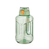 Shotay Medium Barrel Su Matarası Tritan Geniş Yeşil 1600Ml