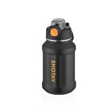 Shotay Çelik Termos Matara 720Ml Siyah