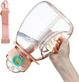 Shotay Hippo Su Matarası XL Tritan Turuncu 1300Ml