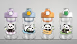 Shotay Çocuk Su Matarası Tritan Panda 500Ml Mor