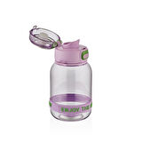 Shotay Lock Çocuk Su Matarası Tritan Mor 700Ml