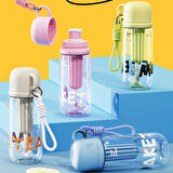 Shotay Cup Cover Su Matarası Tritan Mavi 800Ml