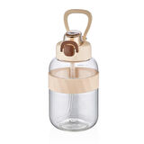 Shotay Pipetli Su Matarası Tritan Krem 1000Ml