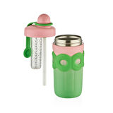 Shotay Donat Çelik Matara Çocuk 500Ml Yeşil Pembe