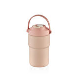 Shotay Askılı Mug Çelik Bardak 450Ml Pastel Pembe
