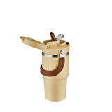 Shotay Termos Bardak Seyahat ve Outdoor 650Ml Krem
