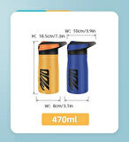 Shotay Mod Çelik Termos Matara 470Ml Siyah