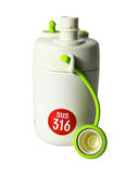 Dodge Çelik Termos Matara Çocuk 450Ml Beyaz