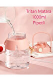 Shotay Hippo Tritan Su Matarası Gri 1050Ml