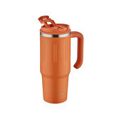 Shotay Travel Çelik Termos Mug 900Ml Turuncu