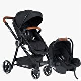Tommybaby Toranto Black Vip Travel Sistem Bebek Arabası + Puset 