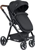 Tommybaby Toranto Black Vip Travel Sistem Bebek Arabası + Puset 