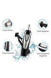 BK-105 Kişisel Bakım Seti 3 in 1 | Saç, Sakal ve Burun Tüyü Temizleme Makinesi, Şarjlı