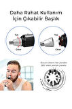 BK-105 Kişisel Bakım Seti 3 in 1 | Saç, Sakal ve Burun Tüyü Temizleme Makinesi, Şarjlı