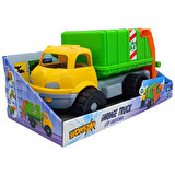 Zuzu Toys Plastik Büyük Boy Fonksiyonel Kasası Açılabilen Çöp Kamyonu 4005