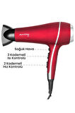 Awox Elitto Saç Kurutma Makinesi Red Rose - Profesyonel Kuaför Dc Motor