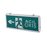 Cata 3 Saat Şarjlı Ledli Exit Armatür CT-9179