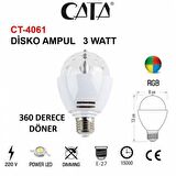 CATA CT-4061 LED RGB Disko Ampul 3W E27