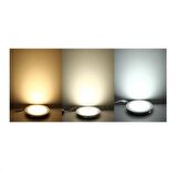 Cata 6W 6500K Beyaz Işık Sıva Altı Led Panel Spot  Alüminyum Kasa