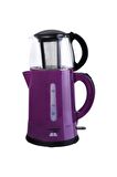Awox Teaplus Mor Elektrikli Cam Demlikli Çaycı Çay Makinesi 3100 ML 2000 WATT