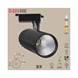 CATA CT 5315 Ledli Ray Spot 33W 4000K Ilık Beyaz