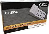 Cata CT-2554 USB Şarj Cihazı Çoklu 10xUSB/PORT 5 Watt DC 5V