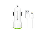 Soultech SC322B 2.1A Lightning Kablolu Araç içi Şarj Aleti Set